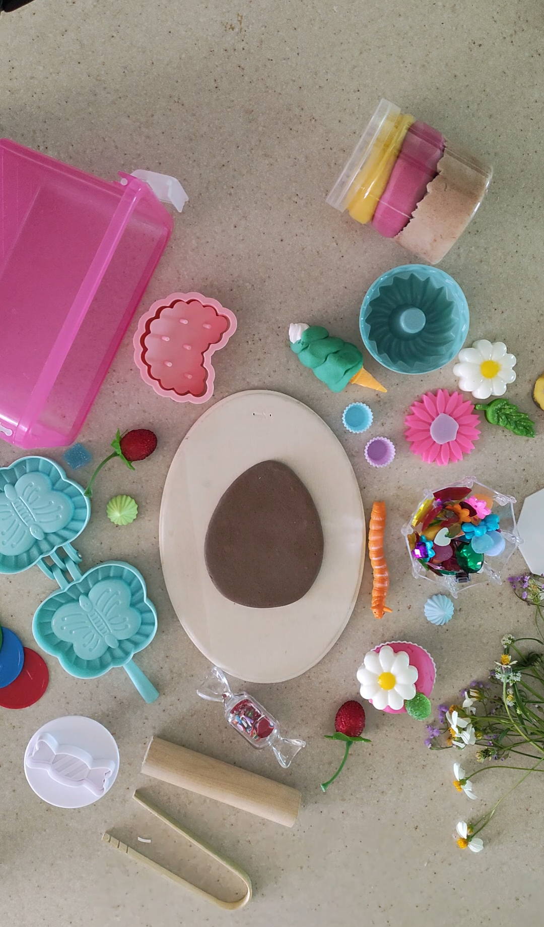 Spring Bakery Sensory Playdough Kit